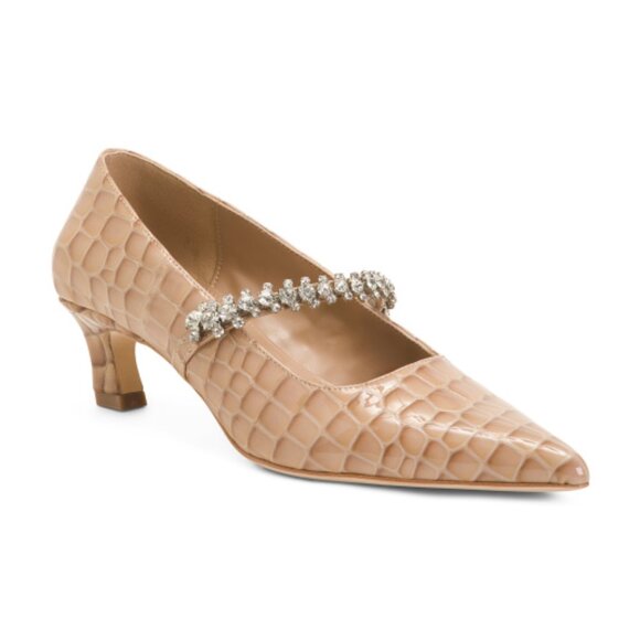 ALLEGRA JAMES Leather Antonella Pumps - Picture 1 of 3